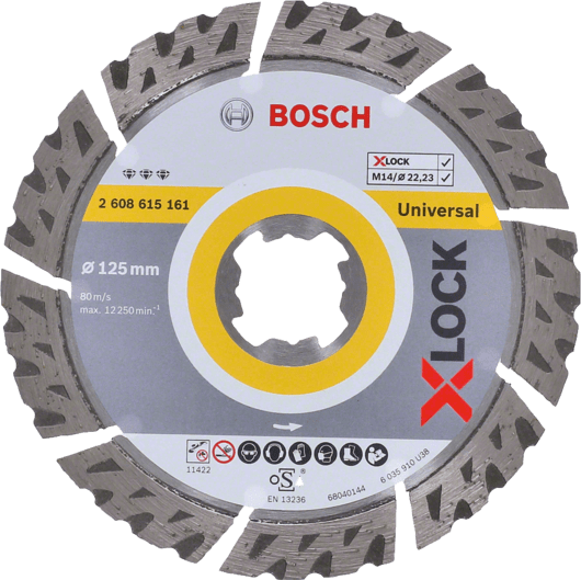 X-LOCK Алмазный диск  Best for Universal 125 x 22,23 x 2,2 x 12мм