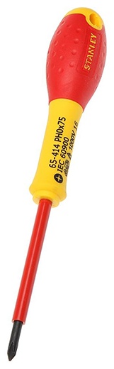 0-65-414 STANLEY ОТВЕРТКА ЭЛЕКТРИКА "FATMAX" ПОД ШЛИЦ PH0 Х 75ММ