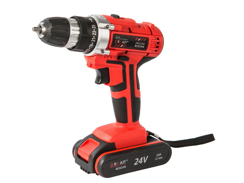 Дрель аккумуляторная BRAIT BCD24N