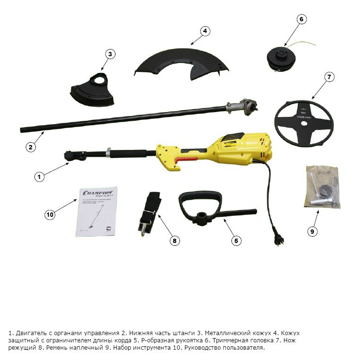 Триммер электрический CHAMPION ET1004А