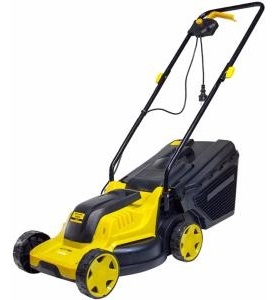 Газонокосилка эл. CHAMPION EM3313 (1,3 кВт пласт.+ткань травосб. 35л ширина 330мм 25-65мм, 8,8кг)