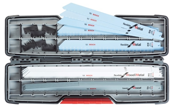 Набор сабельных пилок по дереву и металлу, 20 шт. T-BOX Bosch