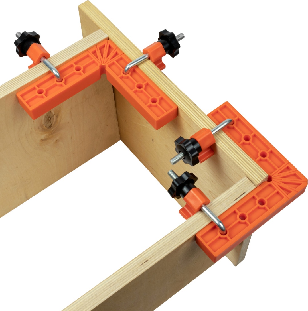 Уголок монтажный, 90 градусов, 15см, (L-образный зажим), набор 4шт