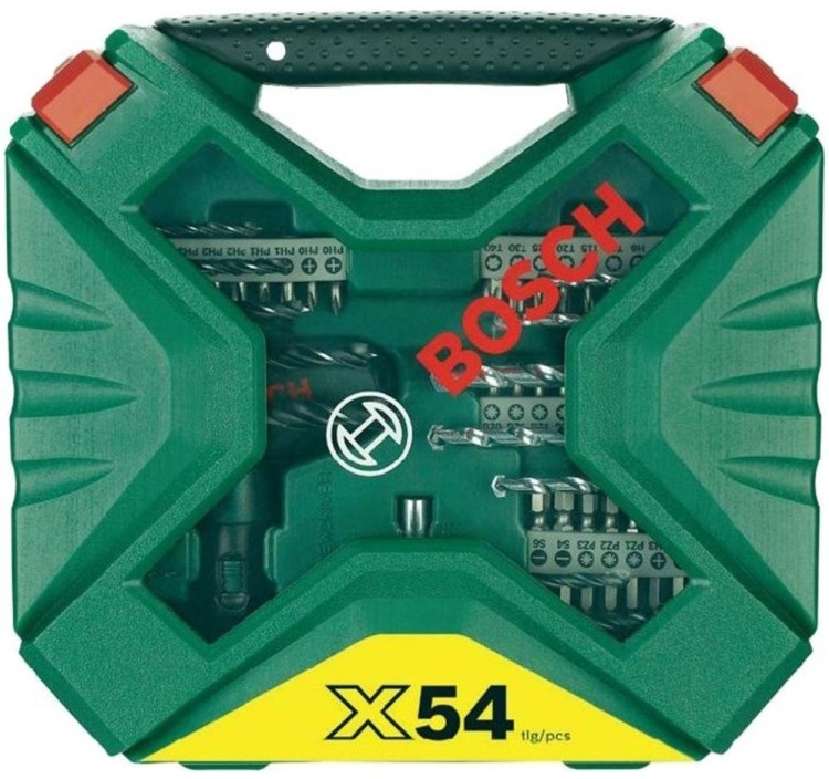 Набор сверл и насадок-бит X-Line NEW GENERATION (54 шт)