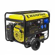 Генератор  CHAMPION  GG6501E+ATS (5/5,5кВт 15лс 25л 12В 81,5кг эл. стартер,счетчик)