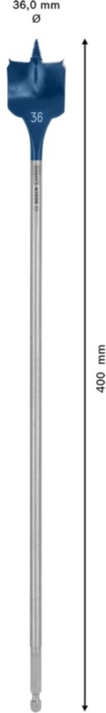 Сверло-фреза SelfCut Speed 36x400 мм Expert BOSCH