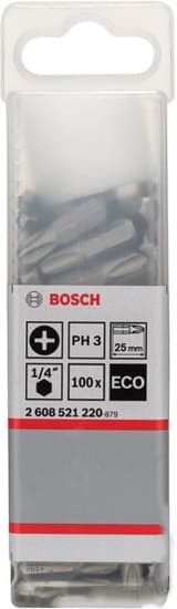 Бита BOSCH 25мм PH3 ECO