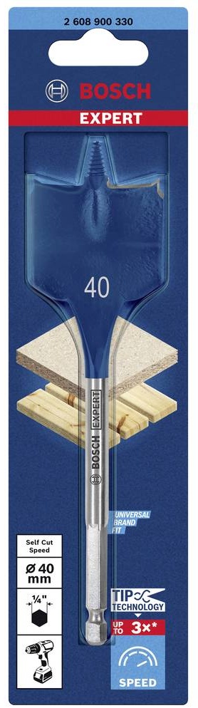 Сверло перовое Self Cut Speed 40х152 мм Expert