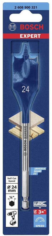 Сверло перовое Self Cut Speed 24х152 мм Expert