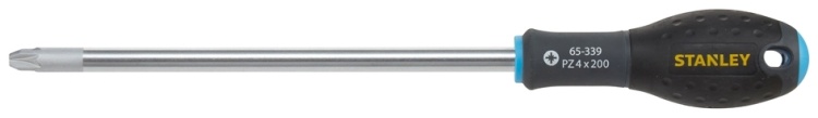 1-65-339 ОТВЕРТКА STANLEY "FATMAX" ПОД ШЛИЦ PZ4 Х 200ММ Б/УП.