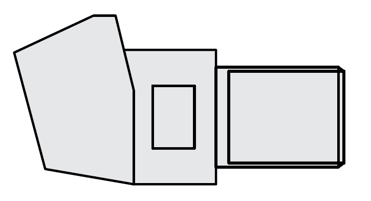 FUBAG Держатель электрода наклонный O 32 х 78мм