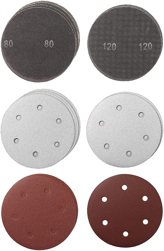 Комплект шлифлистов 225 мм, круг, P80, P120, 15 шт, KWB