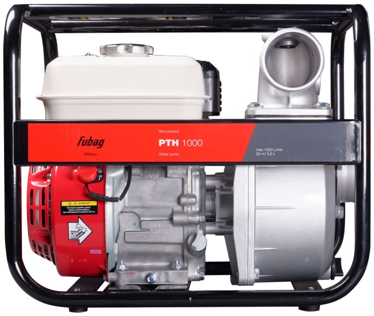 Мотопомпа бензиновая для чистой воды PTH 1000