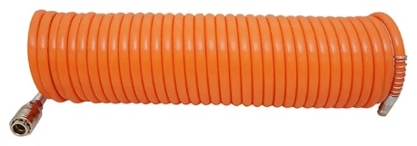 FUBAG Шланг спиральный с фитингами рапид, химически стойкий полиамидный (рилсан), 15бар, 8x10мм, 10м