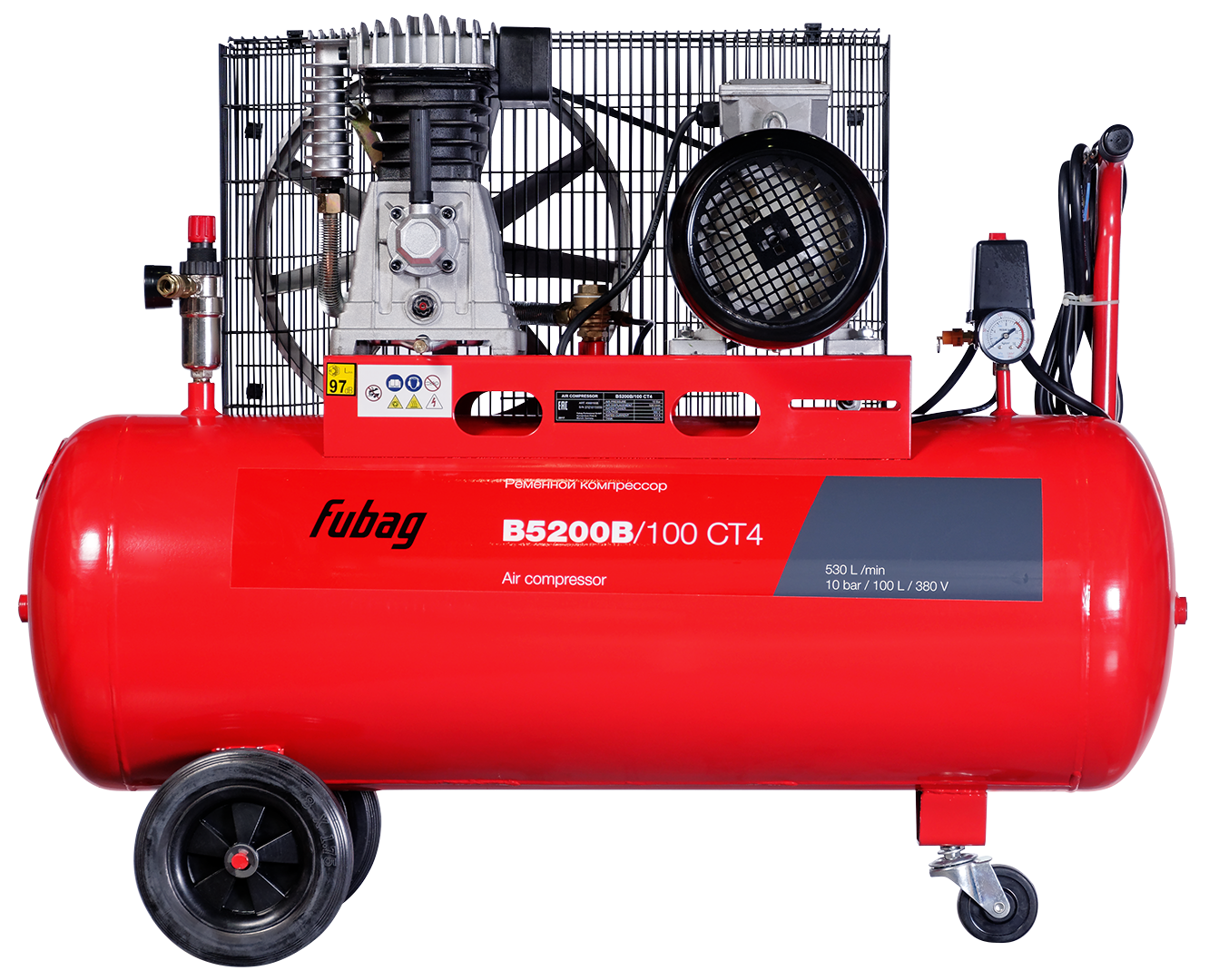 FUBAG Ременной одноступенчатый компрессор B5200B/100 CT4