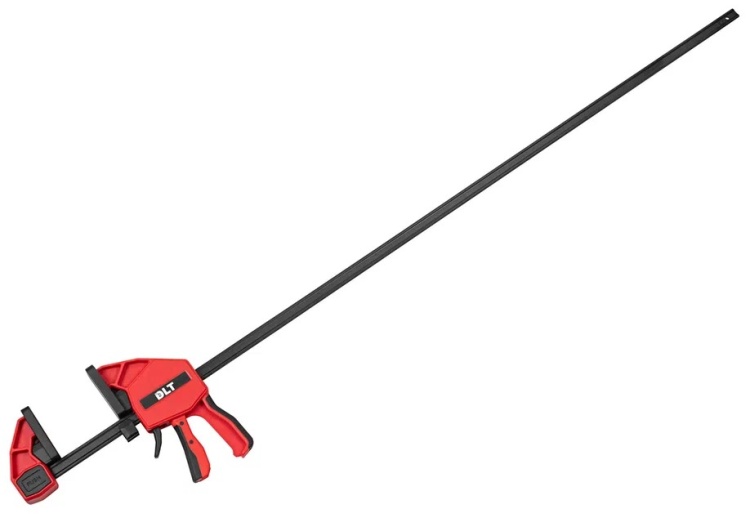 Струбцина пистолетная быстрозажимная DLT, 1200мм, (версия с удлиненной накладкой)