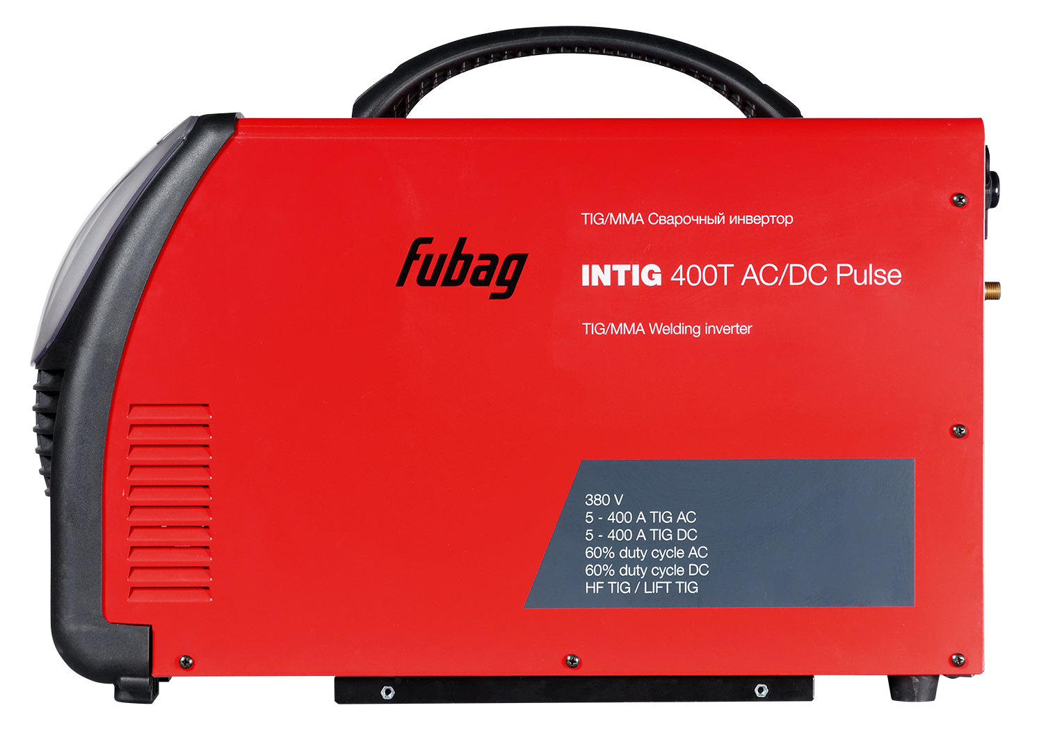 FUBAG Сварочный инверторный аргонодуговой аппарат INTIG 400 T AC/DC PULSE c горелкой FB TIG 26 5P 4m (38459)