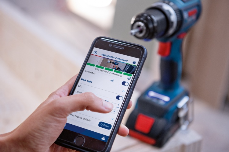 Дрель-шуруповерт BOSCH GSB 18V-90 C (без аккумулятора и зарядного устройства)