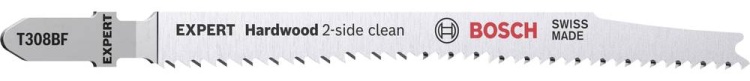 Пилки T 308 BF HardWood 2-side clean, BIM Expert (5шт) BOSCH