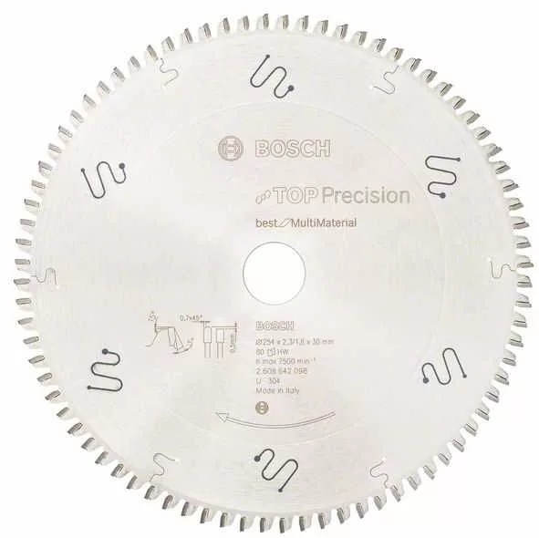 Диск циркулярный  305х30х96T MULTI TOP BOSCH