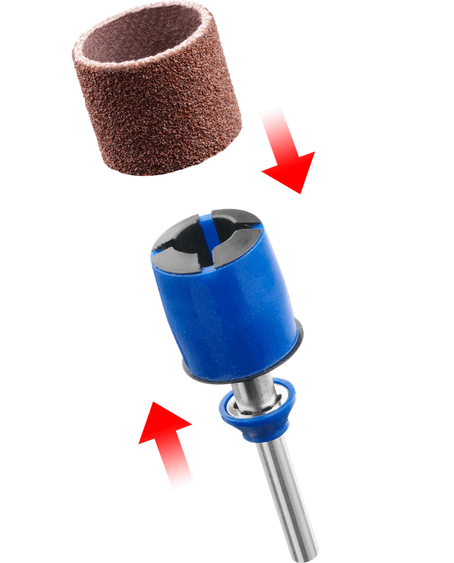 EZ SpeedClic: шлифовальная насадка и шлифовальная лента