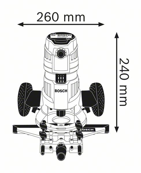 Универсальная фрезерная машина GMF 1600 CE Professional  L-BOXX