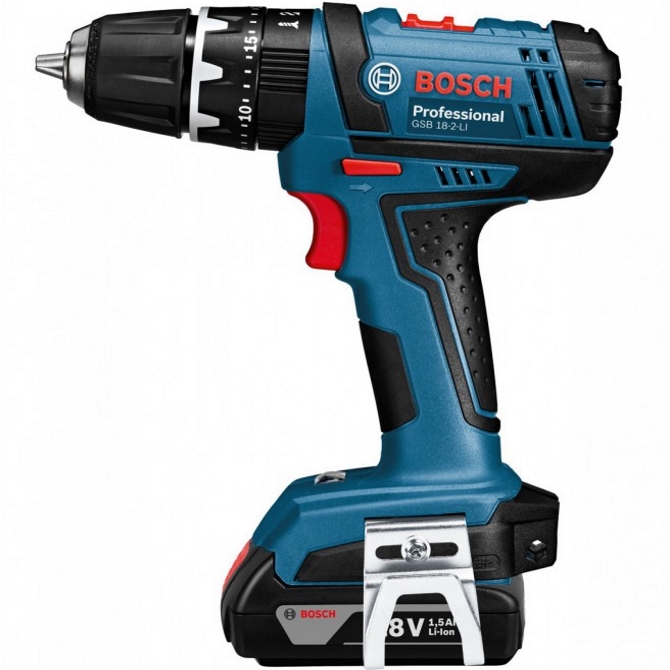 Аккумуляторная ударная дрель-шуруповёрт GSB 18-2-LI Plus Professional