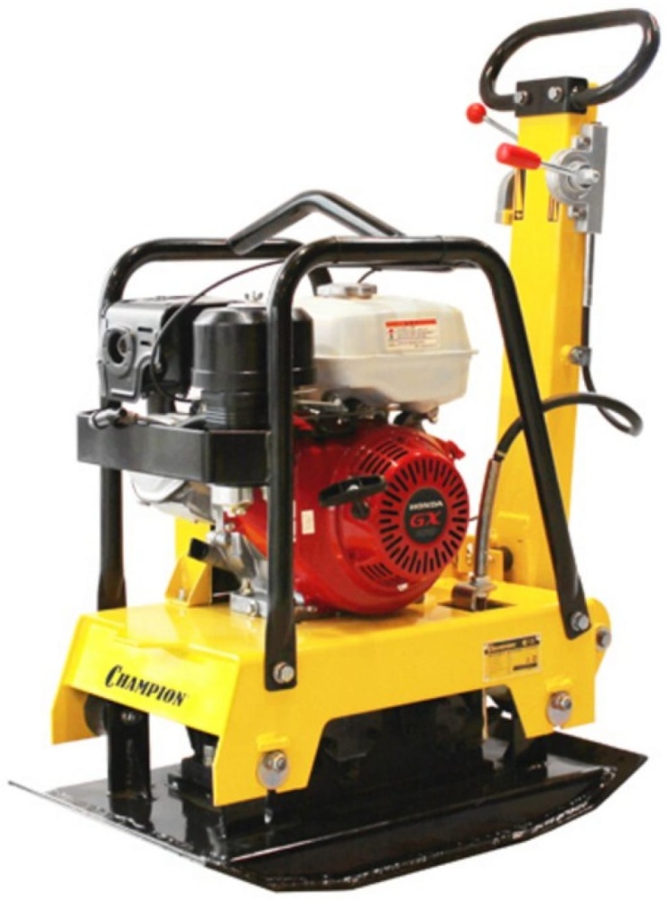 Виброплита бензиновая CHAMPION PC1645RH (152кг30,5кН73*45см50см,HondaGX270 6,6кВт,реверс), CHAMPION, КИТАЙ, PC1645RH