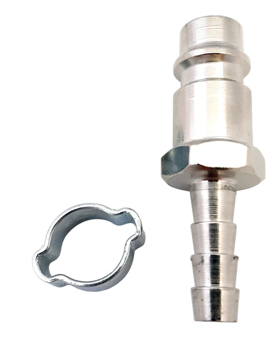 FUBAG Разъемное соединение рапид (штуцер), елочка 6мм с обжимным кольцом 6х11мм