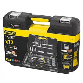 1-94-669 НАБОР ТОРЦЕВЫХ ГОЛОВОК ПРОФЕССИОНАЛЬНЫХ STANLEY"EXPERT" 1/4"+1/2" (77 ПРЕДМЕТОВ)