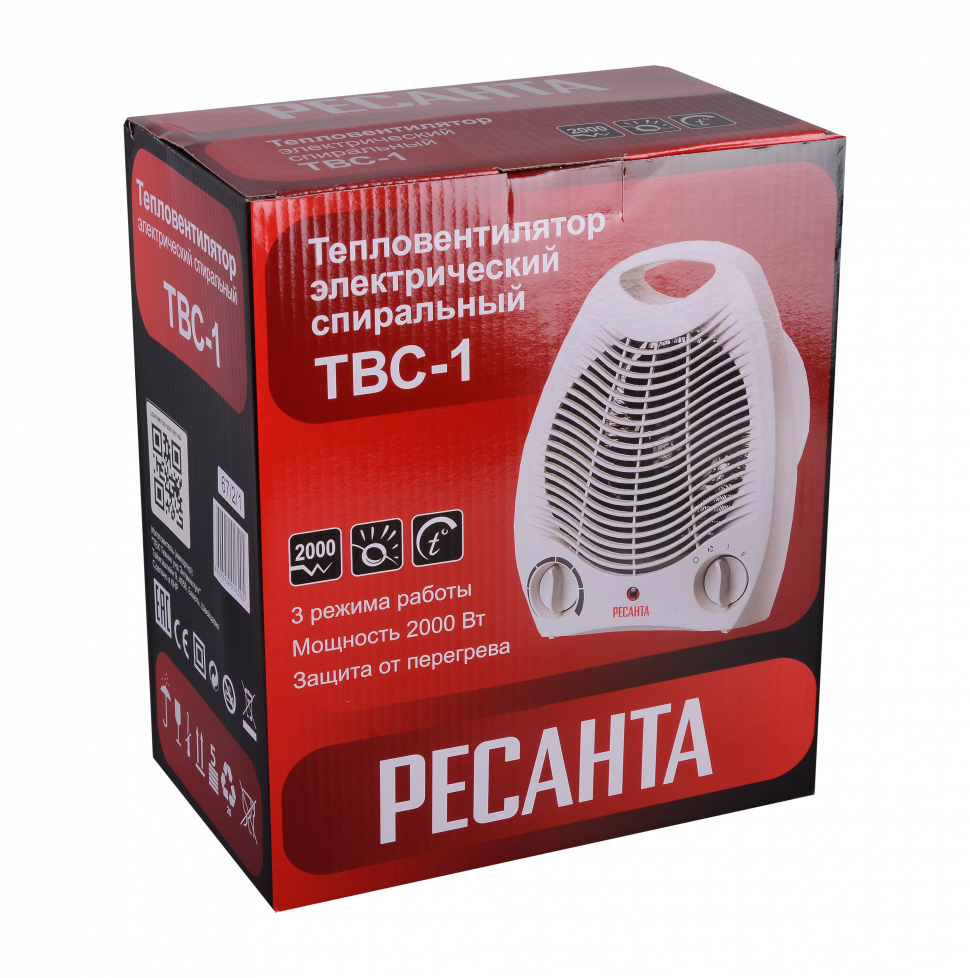 Тепловентилятор РЕСАНТА ТВС-1