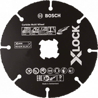 X-LOCK Отрезной круг ПО ДЕРЕВУ ДЛЯ УШМ 115 ММ