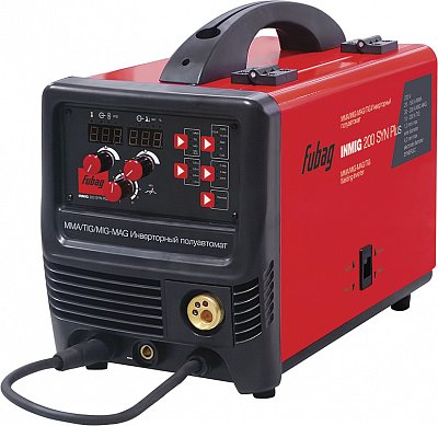 Сварочный полуавтомат-инвертор Fubag INMIG 200 SYN PLUS +горелка FB 250_3 м