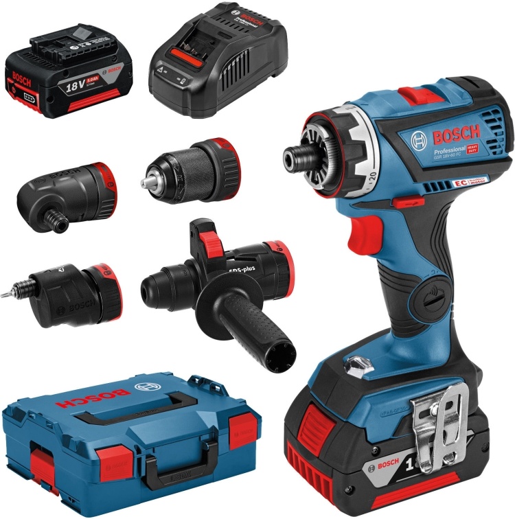 Дрель-шуруповерт GSR 18V-60 FC Set BOSCH