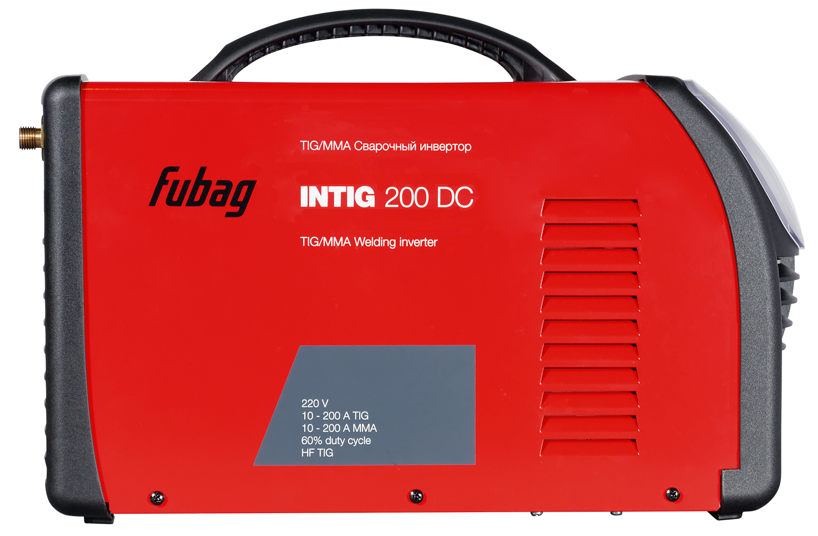 FUBAG Сварочный инверторный аргонодуговой аппарат INTIG 200 DC с горелкой FB TIG 26 5P 4m