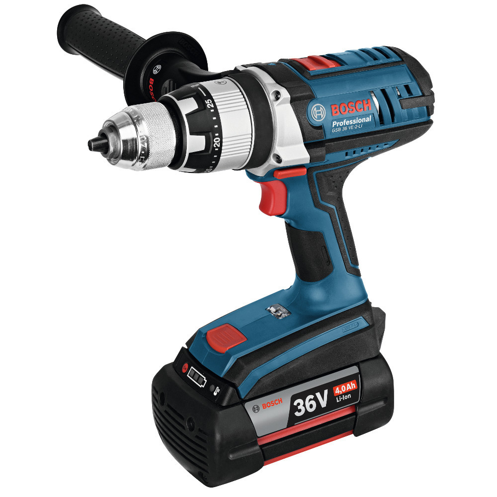 Аккумуляторная ударная дрель-шуруповёрт GSB 36 VE-2-LI Professional 