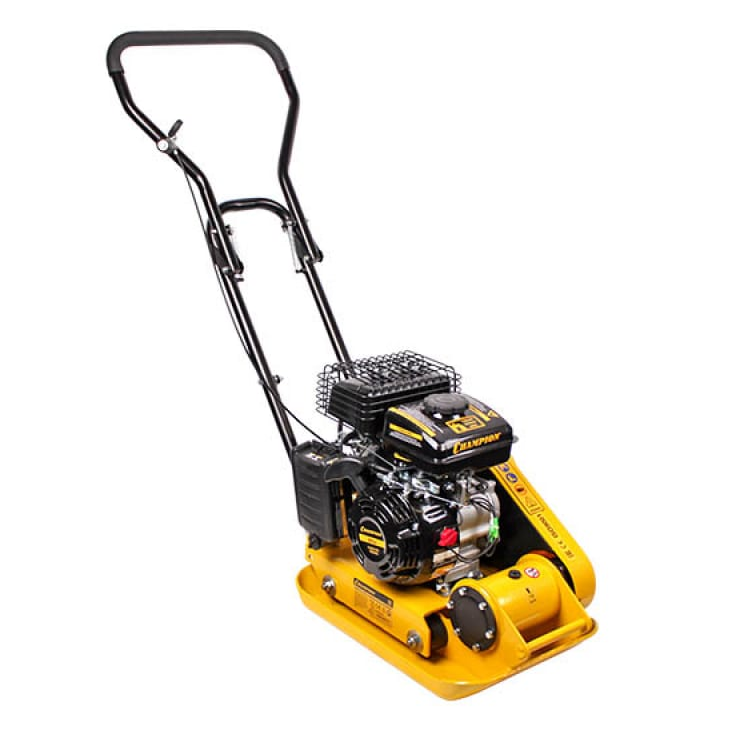 Виброплита бензиновая CHAMPION PC5332F (43.7кг8.2кН49.5*32см20см480м2/час1,65кВт)