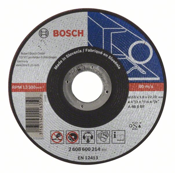 Диск BOSCH 115х1,6 металлический