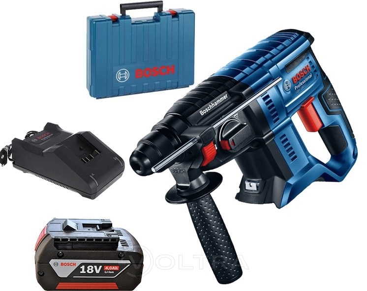 Перфоратор аккумуляторный GBH 180-LI 1 акк.4.0 А*ч,ЗУ BOSCH
