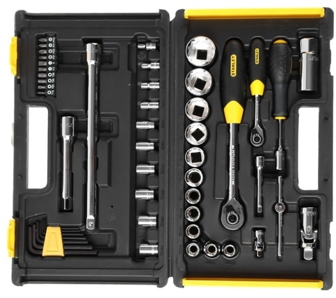 1-94-658 НАБОР ТОРЦЕВЫХ ГОЛОВОК STANLEY"UPTIER" 1/4"+1/2" (50 ПРЕДМЕТОВ)