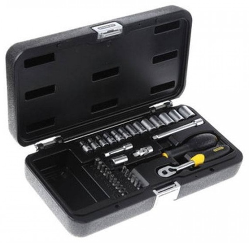 1-94-672 НАБОР ТОРЦЕВЫХ ГОЛОВОК ПРОФЕССИОНАЛЬНЫХ STANLEY "EXPERT" 1/4" (35 ПРЕДМЕТОВ)