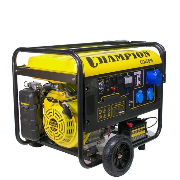 Бензиновый генератор CHAMPION GG6501E+ATS