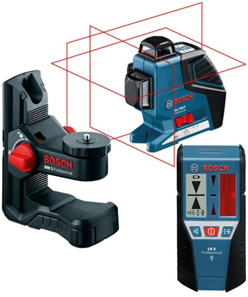 Линейный лазерный нивелир GLL3-80 P+ BM1+LR2