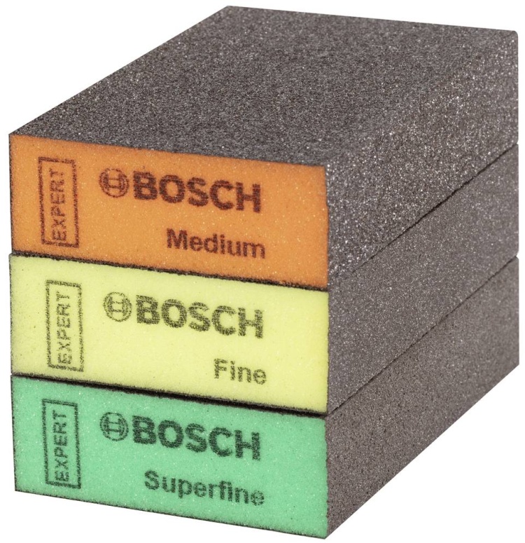 Губка 69x97x26мм, M/F/SF, Flat and Edge Expert BOSCH