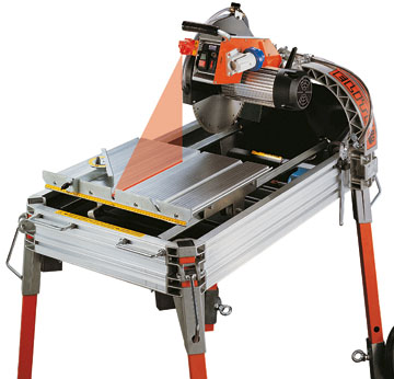 Профессиональный камнерез BATTIPAV ELITE 80 S с лазерным указателем и колесами , 9001