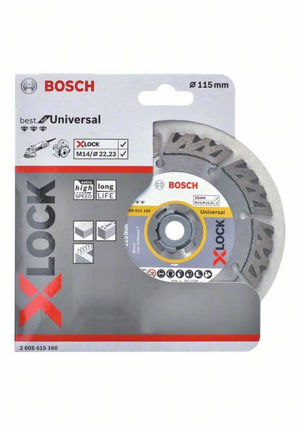 X-LOCK Алмазный диск  Best for Universal 115 x 22,23 x 2,2 x 12мм