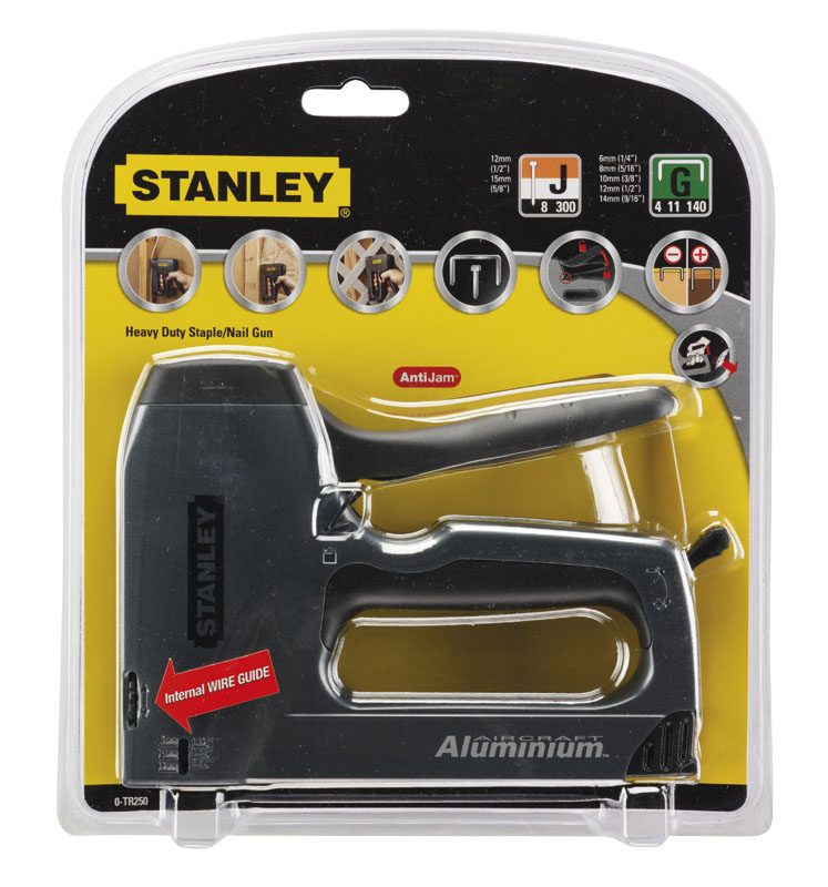 СТЕПЛЕР STANLEY "HEAVY DUTY 6-TR250" С РЕГУЛИРОВКОЙ СИЛЫ УДАРА "HIGH/LOW" ДЛЯ "G"-СКОБ 6-1