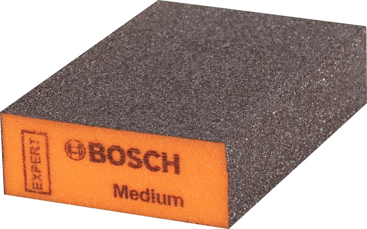 Губка 69x97x26мм Flat and Edge Medium Expert BOSCH