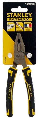 0-89-866 STANLEY ПЛОСКОГУБЦЫ КОМБИНИРОВАННЫЕ "FATMAX" 160ММ