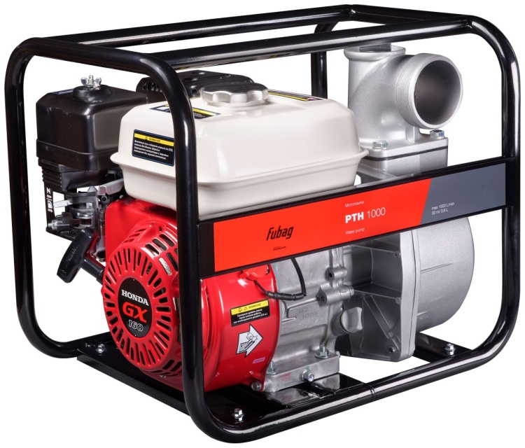 Мотопомпа бензиновая для чистой воды PTH 1000
